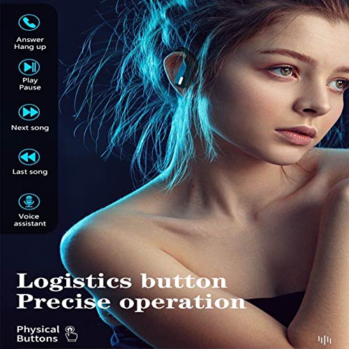Hyranect Wireless Earbuds Bluetooth Headphones Premium Fidelity Sound Quality Wireless, com ganchos