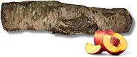 Lenha de Pêssego para Churrasco e Defumação, 8 kg, Madeira Frutífera