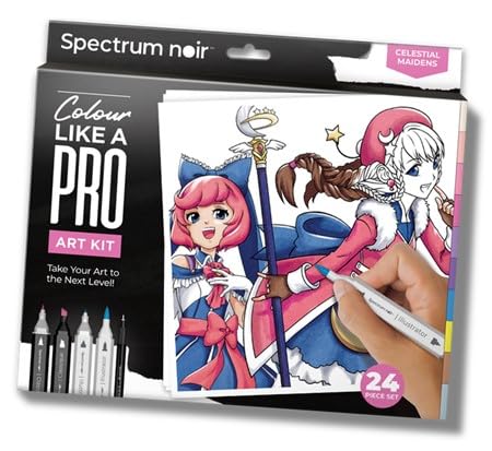 Amazon.com: Spectrum Noir Pro Colour Art Kit 24 Piece - Celestial