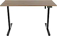 Mesa Preta Elevate 90 Play Elétrica 72-118cm com Tampo MDF, Visor Digital, 3 Memórias, Bivolt (Nogal Málaga, 90x60cm)