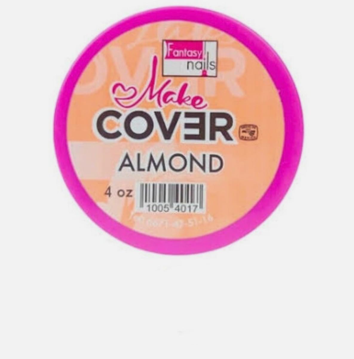 Fantasy Nails Make Cover Almond Nail Powder Acrylic, 4 oz