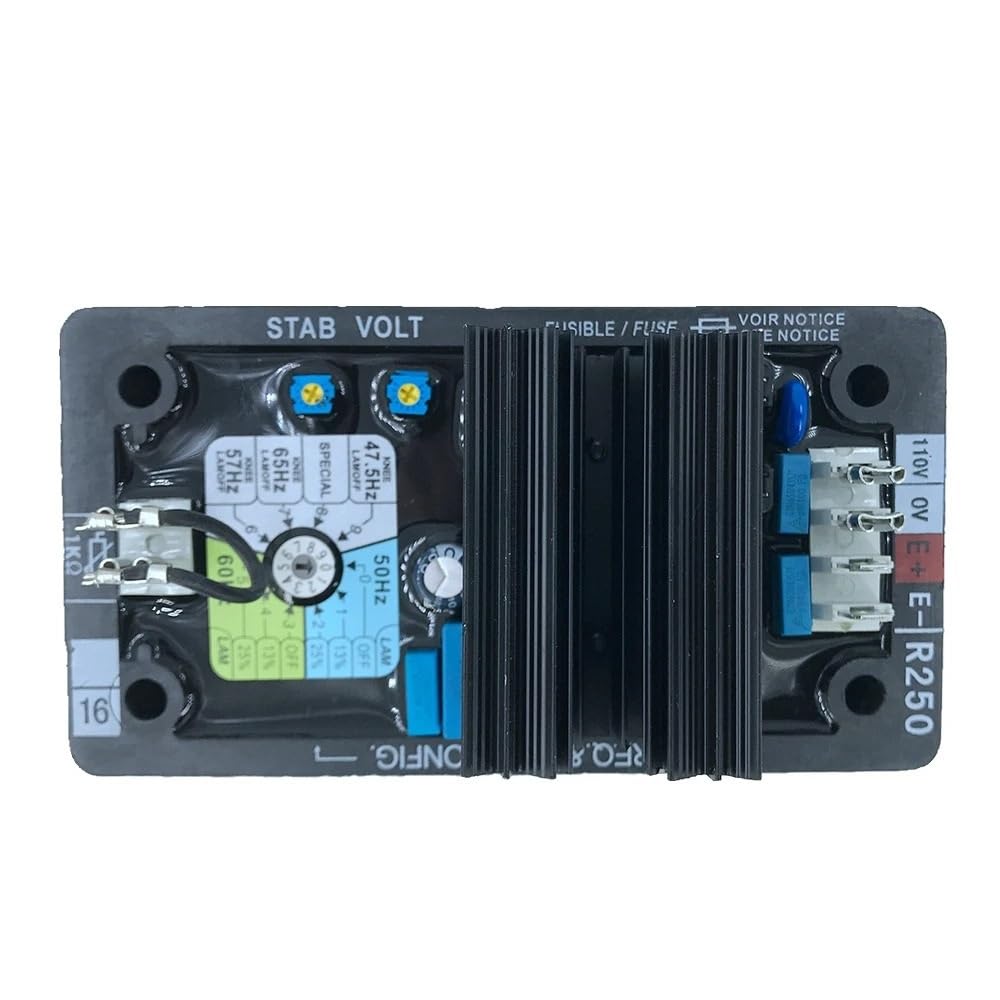 Regulador de voltaje automático R250 AVR sin escobillas Rectificador Módulo