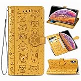 🐾 La funda de billetera Samsung Galaxy S9 está diseñada con múltiples ranuras de almacenamiento para que pueda llevar consigo su identificación, tarjeta de crédito / débito y efectivo sin tener que cargar con su billetera. El cierre magnético hace que sea fácil de abrir y cerrar firmemente. Mantenga sus objetos de valor en su lugar incluso en caso de choque o impacto.