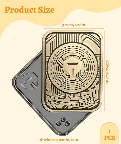 Image of Fidget Toys Adults, Fidget Slider Toys Metal Magnetic Fidgets Desk Toy, Stress Relief Toys Adults, Tools for Adults Mens Gifts for Him & Dad, Boyfriend