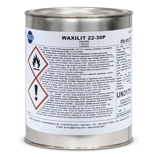Waxilit 22-30P Silikonfreies Gleitmittel 1kg Dose für Holzbearbeitungsmaschinen verhindert Verstopfungen hohe Gleitwirkung langlebig & umweltfreundlich