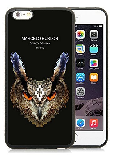 Case Cover For Apple Iphone 6 4.7 Inch Custom Design Marcelo Burlon 09 Cell Phone PC Case Cover For Apple Iphone 6 4.7 Inch Black