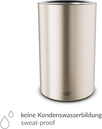 Miniatura 5 de alfi VINO, acero inoxidable pol., enfriador de botellas de acero inoxidable, para botellas de 0,70-1 l, mantener frío sin condensación agua ni