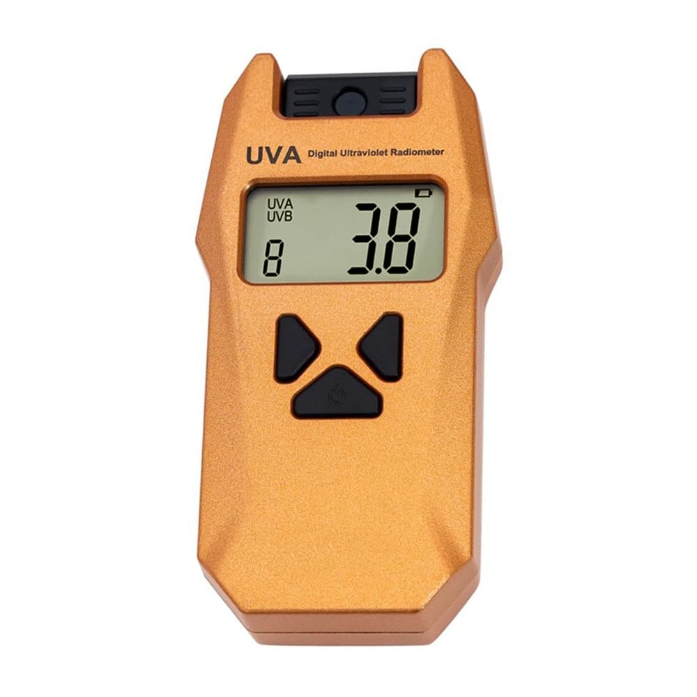 Reptile UVA Index Meter, Smart Digital UVA Tester with Reversible Probe Design for Lizard Tortoise, Bearded Dragon & Succulent Plants
