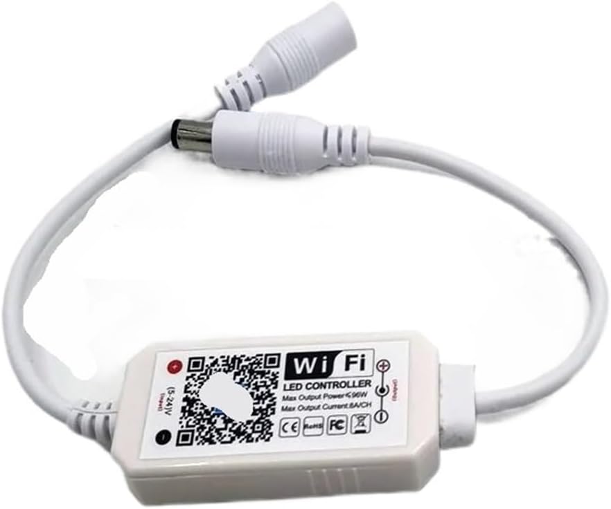 DC12V-24V Magic Home Mini RGB RGBW WiFi Controller Suitable for Led Light Strip Panel Light Timing Function 1600(WiFi Single Color)