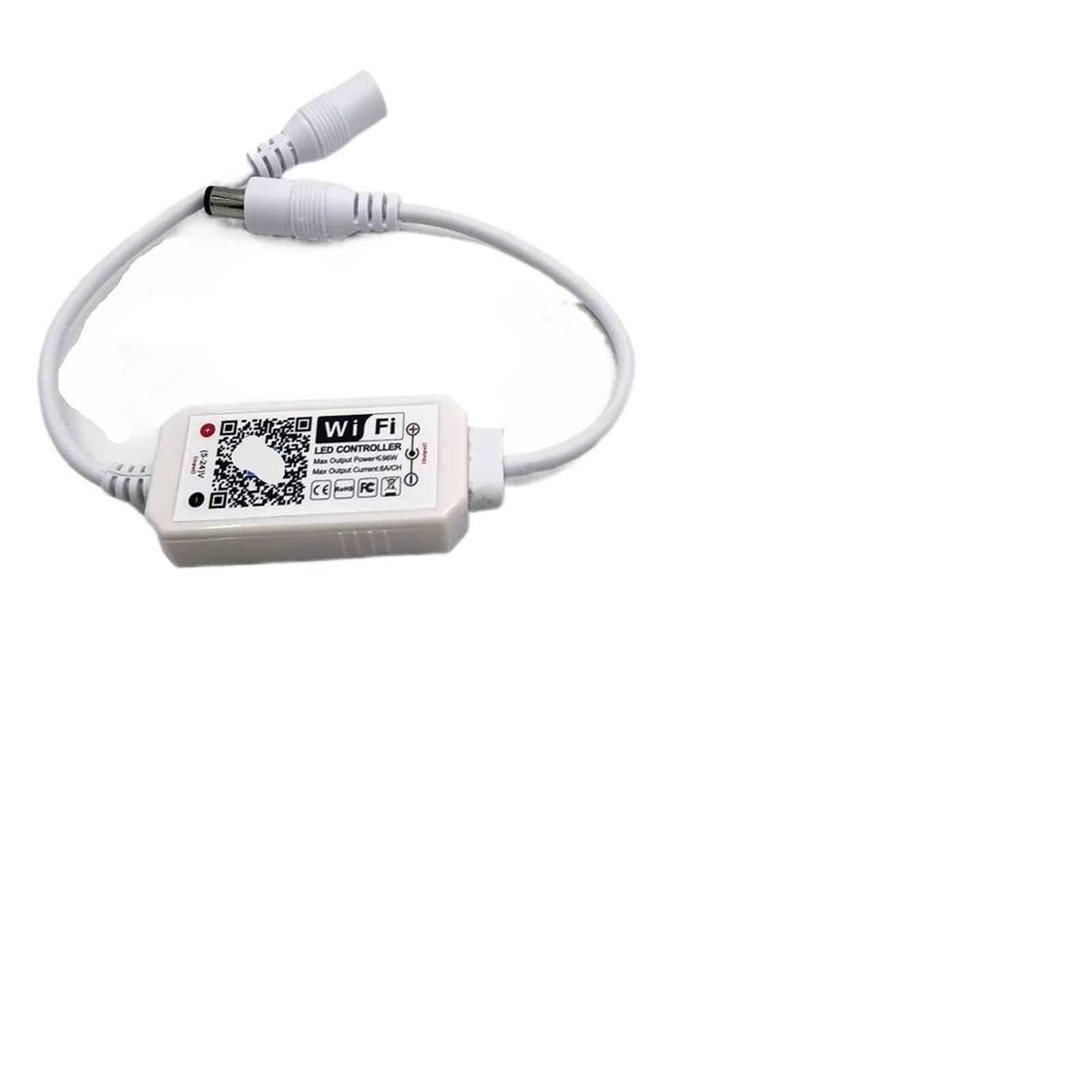 Kontroler WiFi RGBW Magic Home Mini DC12V-24V nadaje się do taśm świetlnych LED, panel świetlny z funkcją rozrządu 1600 (WIFI Single Color)