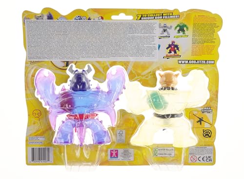 Heroes of Goo Jit Zu Goo Shifters Liquid Gold Pantaro VS Shadow Orb Scorpius Versus Pack, Two Stretchy, Squishy Goo Filled Toys with a Unique Goo Transformation., Multicolor - Thumbnail 6