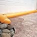 The Original HydraBarrier Ultra Flood Barrier –24 ft Long x 6 in High – Light, Reusable Sandbag Alternative – Flood Control & Diversion Tube for Home, Garage, Door & Property Protection