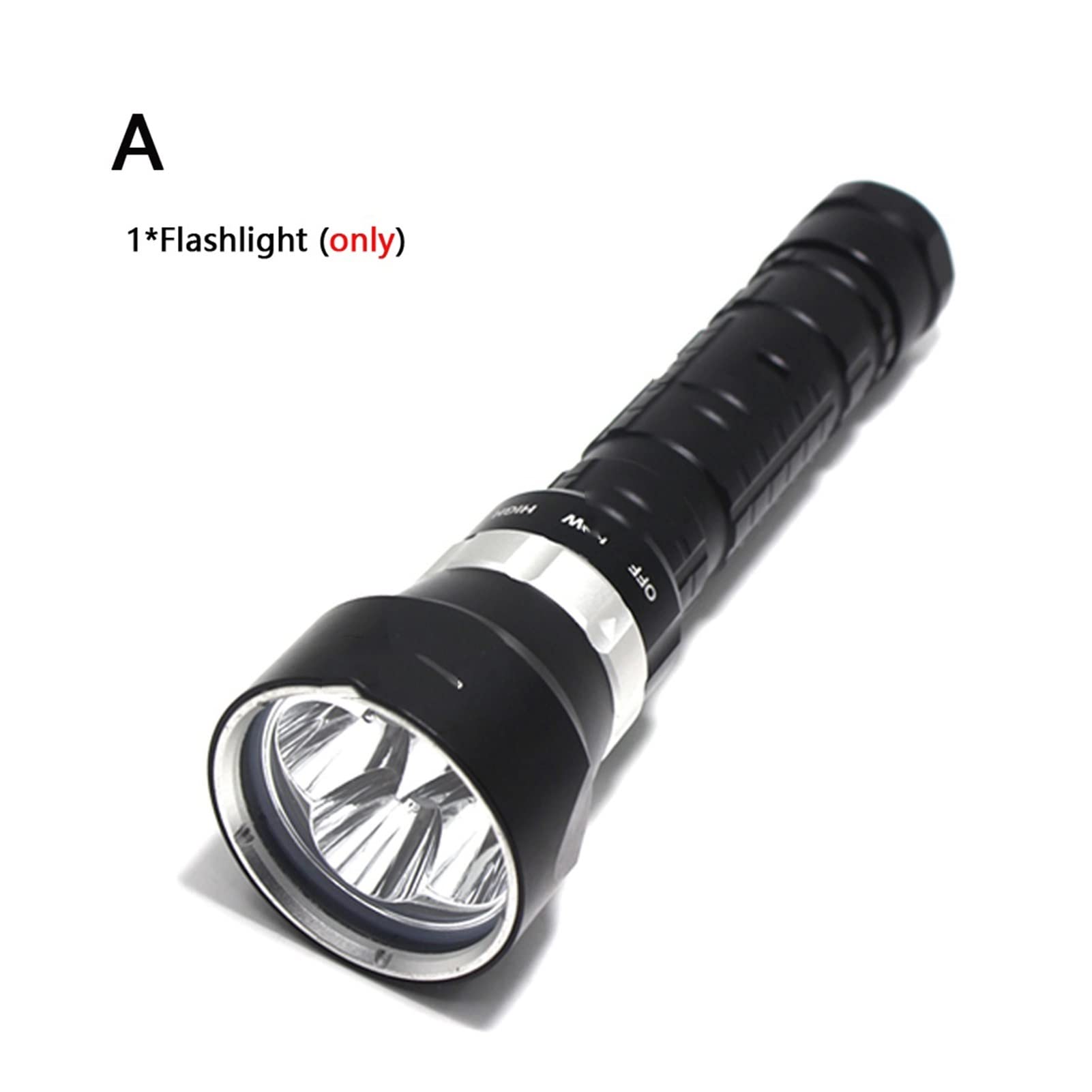 Latarka do nurkowania, 50W 3-tryb 8000 Lumen XM-L2 5 x L2 LED Nurkowanie latarka 200m podwodna wodoodporna PROWADZONY Lampa błyskowa Lampion.(A)