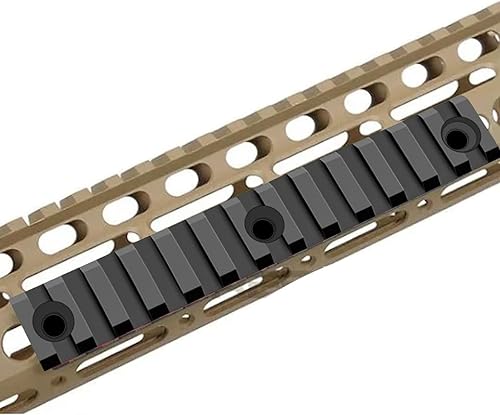 Miniatura 6 de Gotical Sección de riel mod de aluminio de 5 ranuras para llave mod cinco ranuras llave mod carril Picatinnii sección de riel (paquete de 1-13