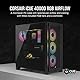 Corsair iCUE 4000D RGB Airflow Mid-Tower-Gehäuse, 3 × AF120 RGB Elite-Lüfter – iCUE Lighting Node PRO-Beleuchtungssteuerung – Konstruktion Mit Hohem Luftdurchsatz - Schwarz