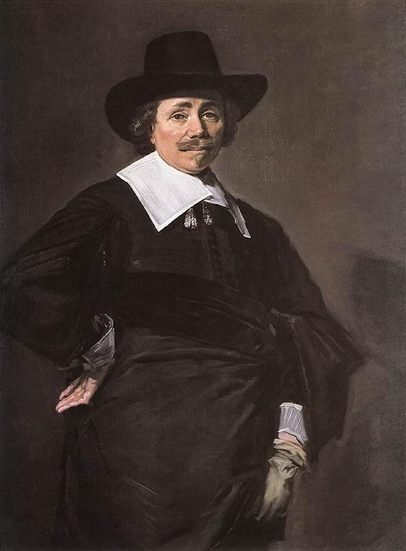 Affiche toile Frans Hals 60x90cm pour habiller un grand mur blanc vide