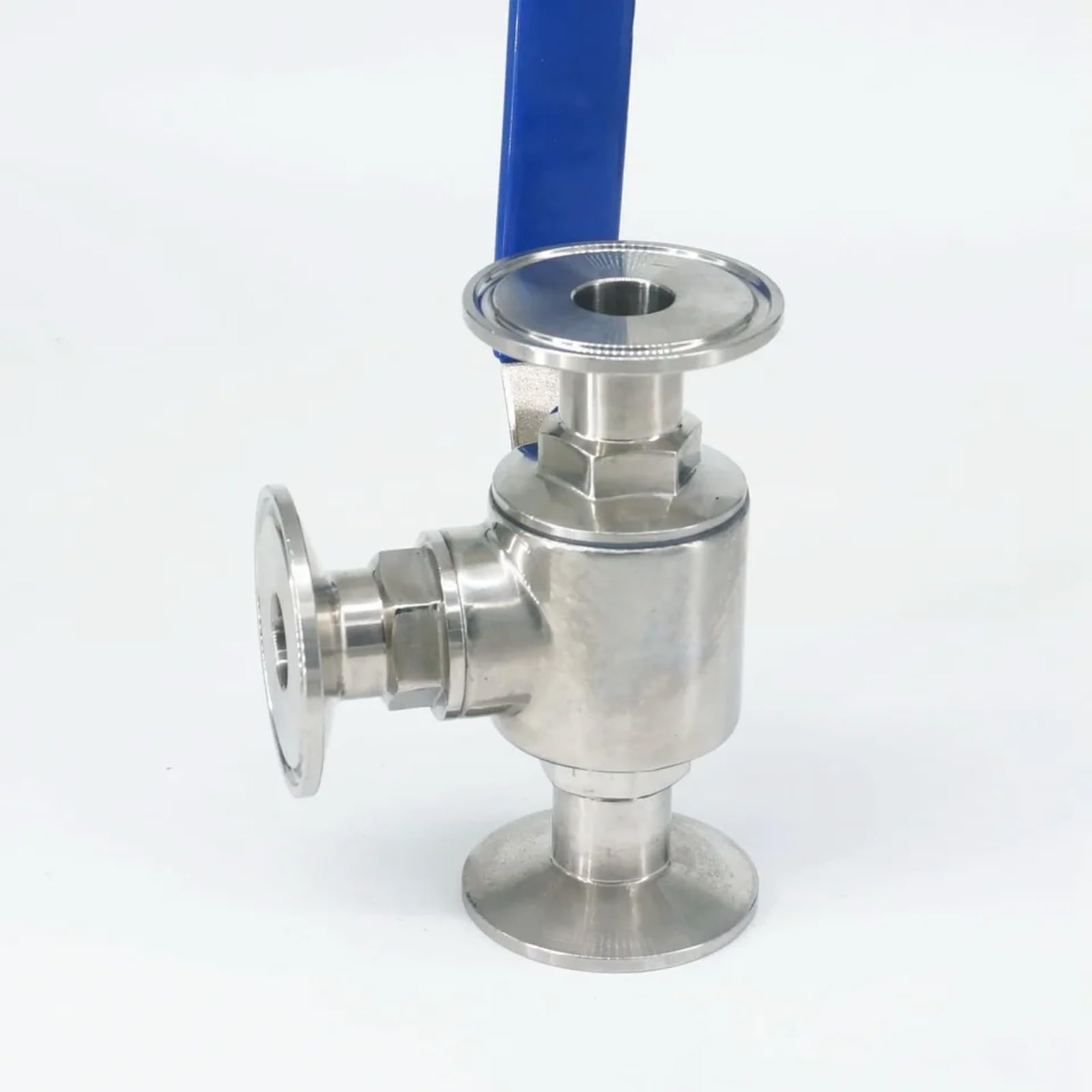 1 pcs Vanne à bille trois voies Tri-Clamp Passage-T Acier inoxydable 304(T Port)