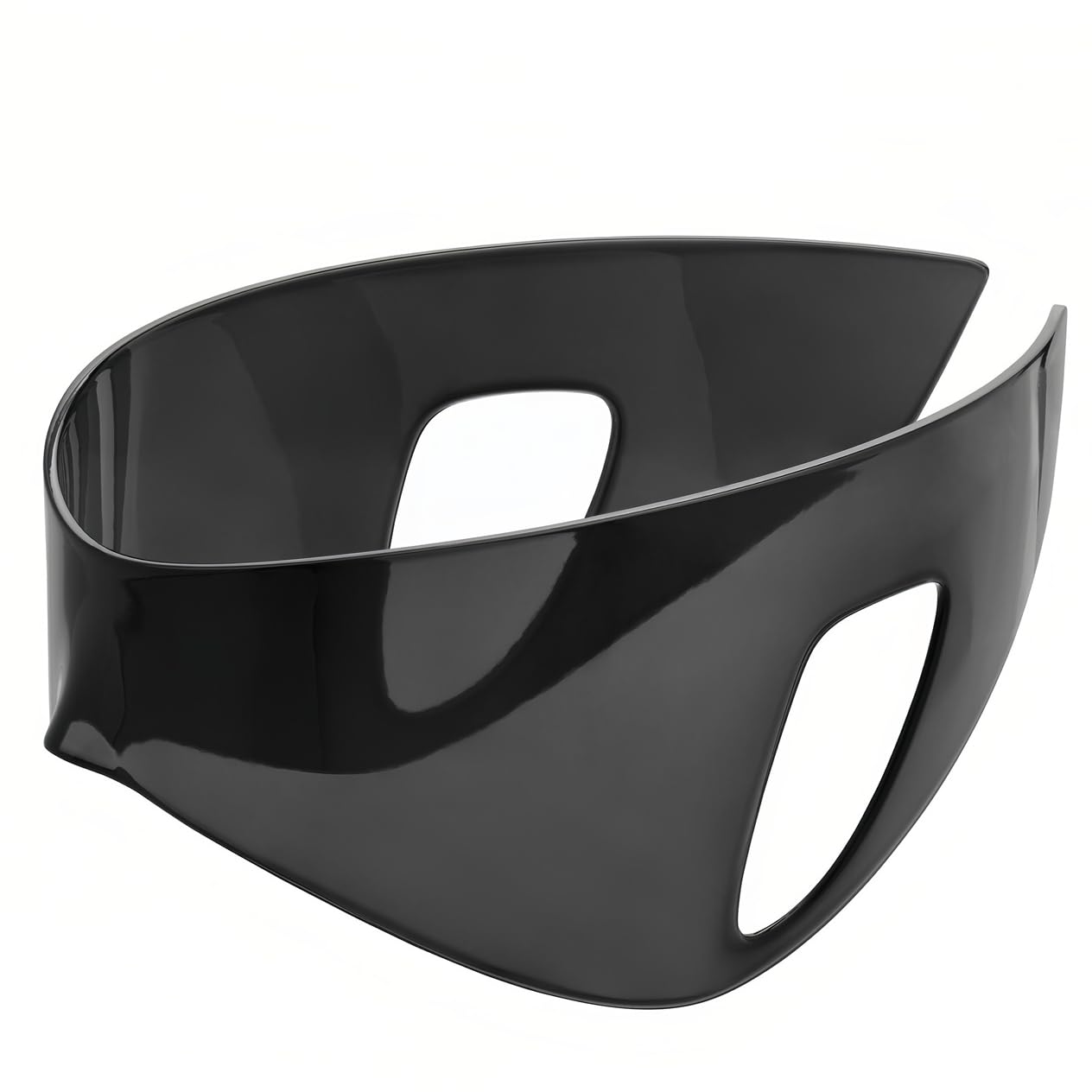 GUVIVI Futuristic Sunglasses for Men Women Oversized Wrap Around Shield Fashion Chic Mask Plastic Sun Glasses Shades