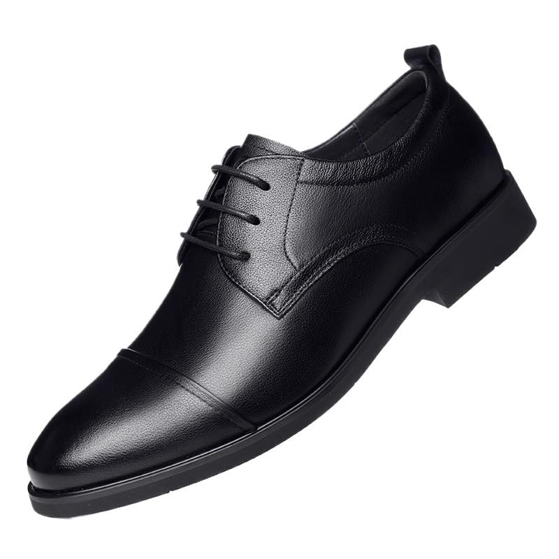 New Business Dress Casual Shoes, British Pointed Toe Men Shoes, Fashion Genuine Leather Shoes for Men, Formal Lace Up Party Shoes