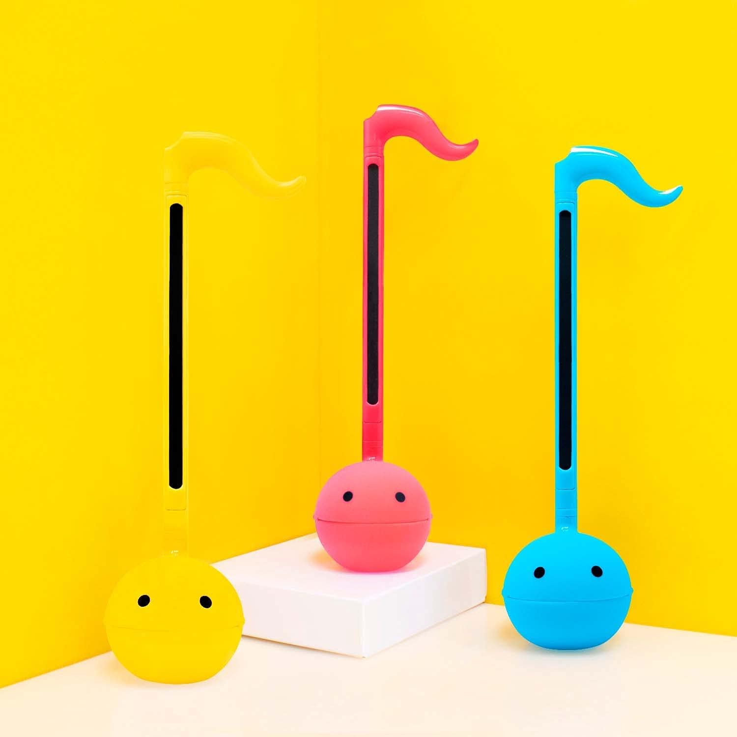 Hamee Otamatone [Color Series] Japanese Electronic Musical Instrument Portable Synthesizer from Japan by Cube/Maywa Denki [English Version] [Regular Size], Yellow