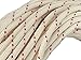 Blue Ox Rope 3/8" Double Braid/Yacht Braid Premium Polyester Halyard Rigging Line, White/Red (100 feet)