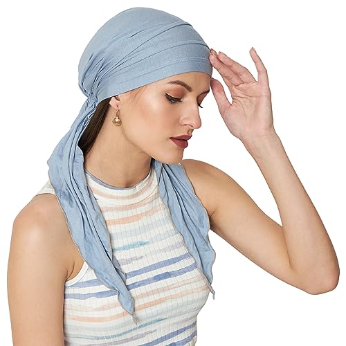 Image of The Headscarves Women Bamboo Pre Tie Scarf (HS107 Multicolor)