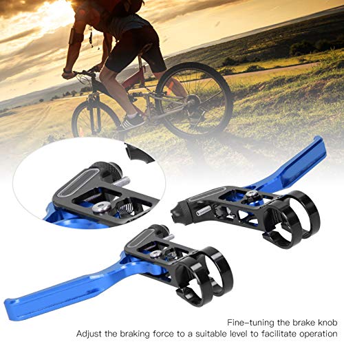 Fishawk Alavancas de freio para bicicleta, alavanca de freio de liga de alumínio, dobrável universal