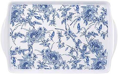 Ashdene Indigo Blue Collection- Medium Serving Tray - Hummingbird