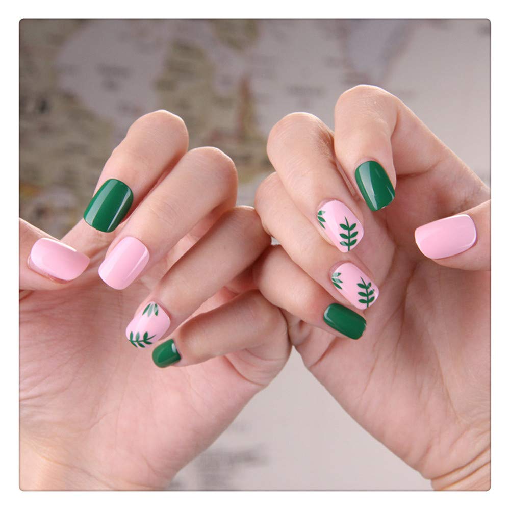 Uñas Falsas Tendencia De La Moda Uñas Falsas Cortas Desgaste De Pegamento De Uñas Terminado Uñas Falsas Uñas En Caja Arte De Uñas