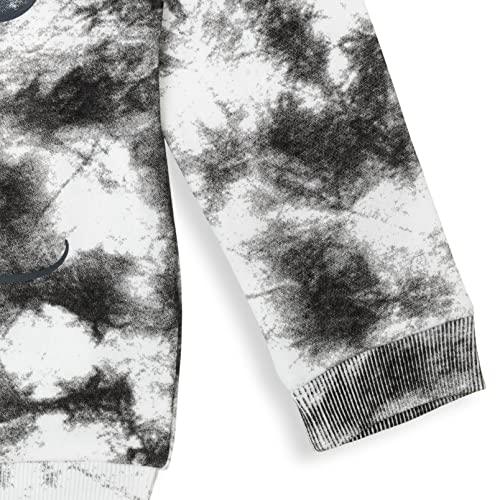 Disney Mickey Mouse Big Boys Fleece Pullover Sweatshirt Tie Dye Black/White 8 #TOP6