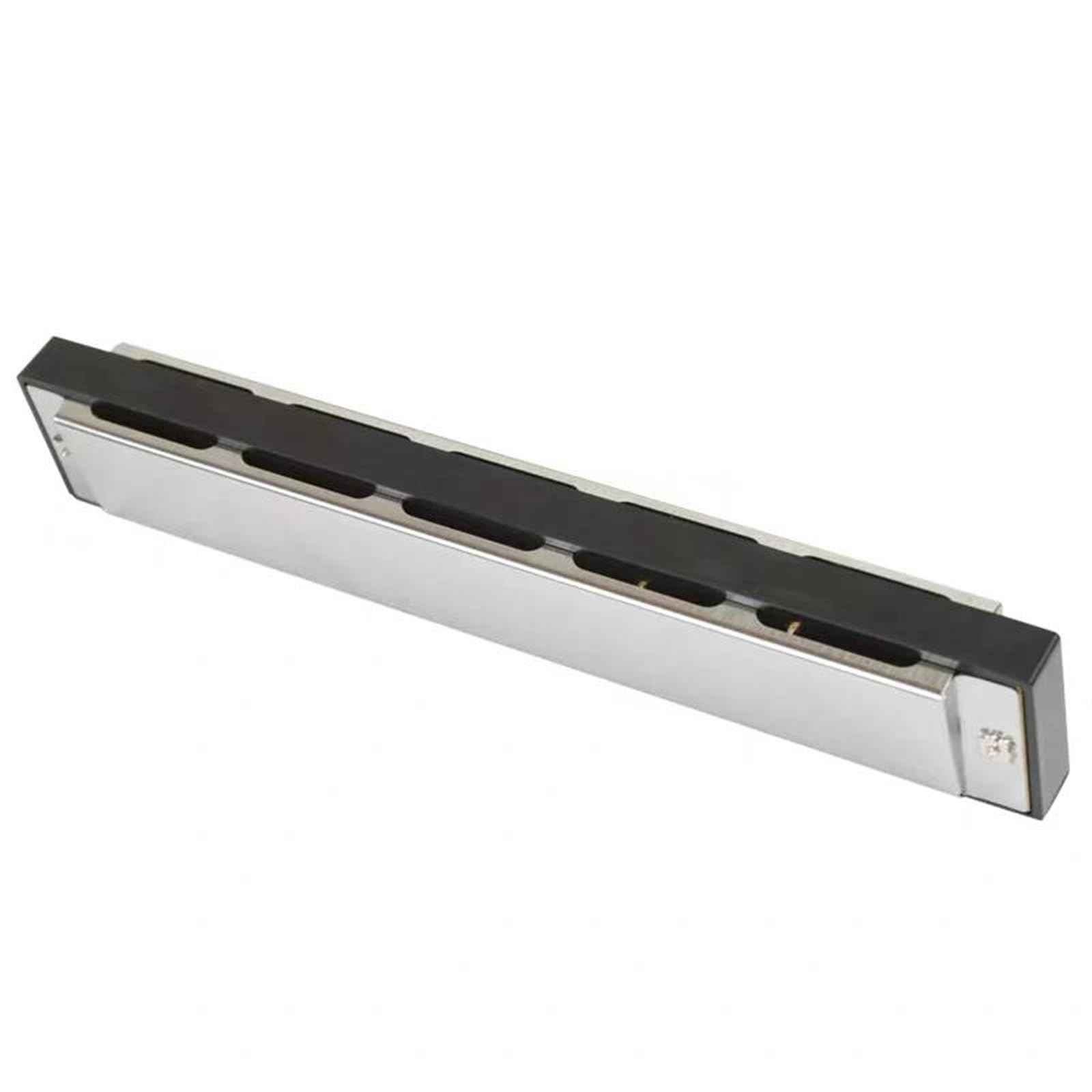 24-otworowa harmonijka wibracyjna Blues Harp Keys Instrument trzcinowy z żywicy ABS Zestaw Harmonijki Ustnej(Color:Bb)