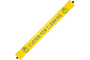 Restroom Cleaning Sign That Magnetically Attaches to Bathroom Doors