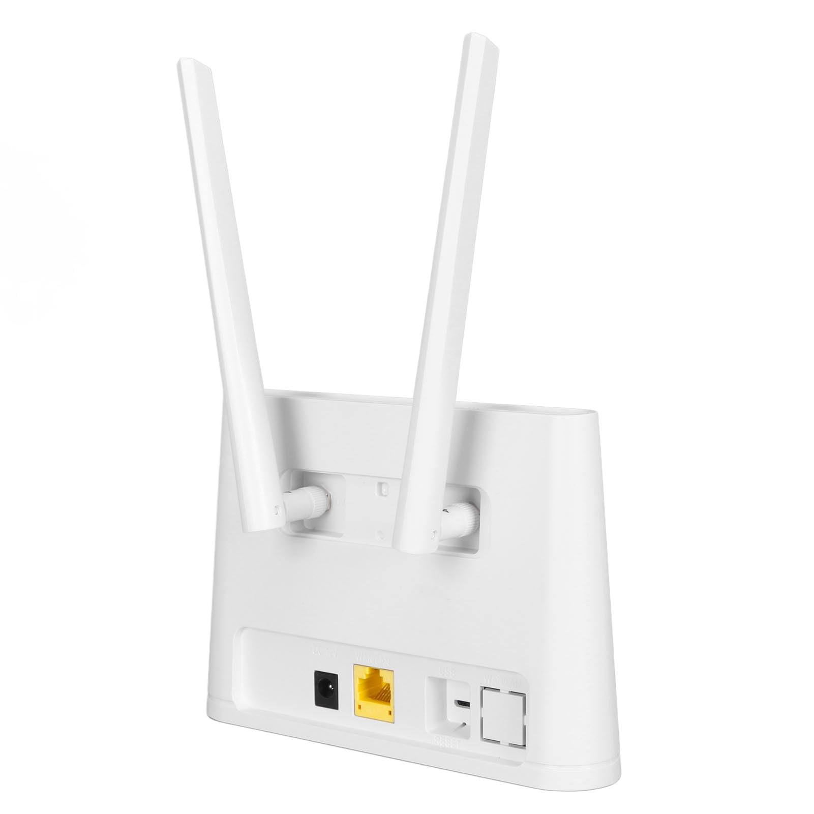 Yunseity Router 4G LTE Router da 150 MBPS SIM SIM SLOT WiFi per Europa Asia, 20 Dispositivi Supportati LCD Visualizzano l'antenna Ad Alto Guadagno Ad Alto Guadagno per il Campeggio all'aperto