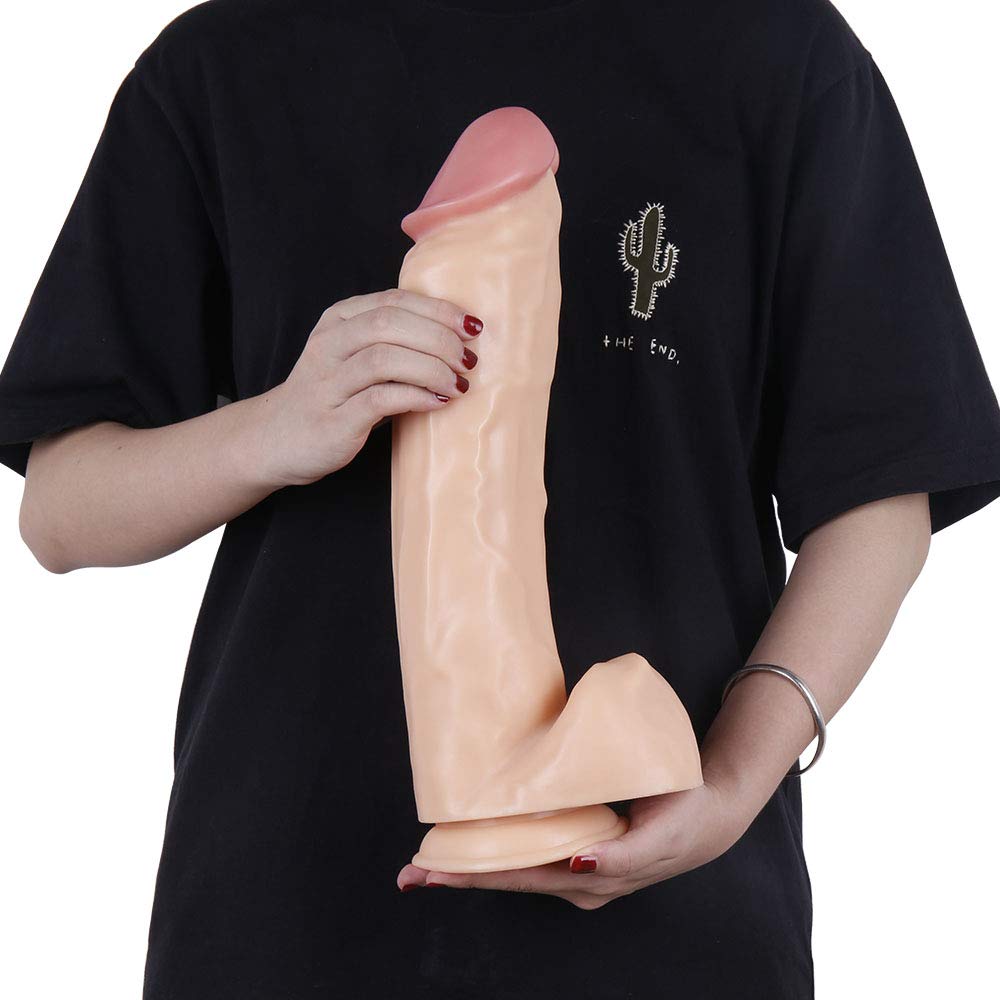 Dildo per cavalli da 38,1 cm, dildo realistico per animali, enorme e spesso, con ventosa, per giocare a mani libere, giocattolo per adulti per uomini e donne, piacere sessuale di coppia