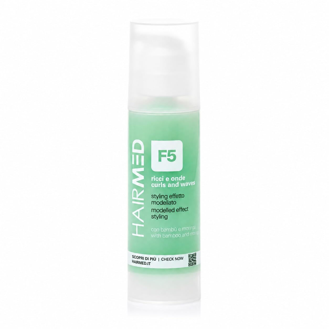 HAIRMED - F5 Crema Ricci - Crema Modellante per Capelli Ricci Perfetti e Definiti - 150 ml