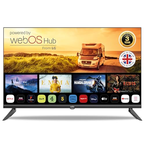 Cello 32" Smart Camping TV med 12V och Bluetooth - 2023 Modell
