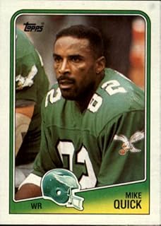 1988 Topps Football Card #237 Mike Quick Mint