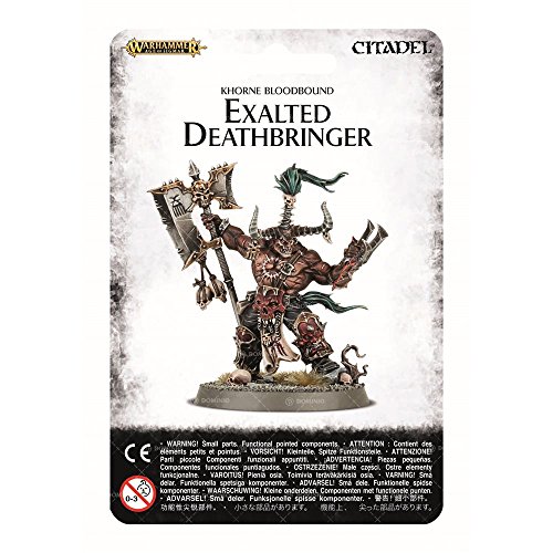 Games Workshop 99070201010 Khorne Bloodbound Exalted Deathbringer Tabletop and Miniature Gaming