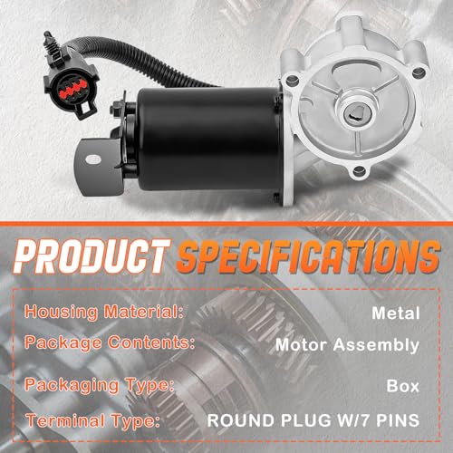 Image of 600-926 4WD Transfer Case Motor Compatible with Ford Explorer Sport Trac 2001-2002 V6 4.0L, Ranger Battery EV (EV /BEV) 1998-2002, OE Number# YL5Z7G360AA