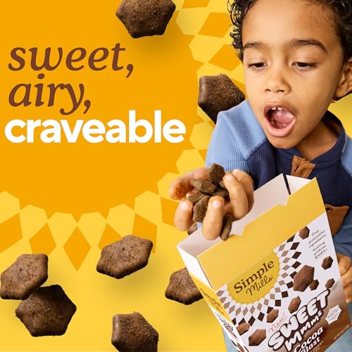 Image of Simple Mills Sweet Mmms Cocoa Blast Bite Sized Baked Sweet Snack Gluten Free Cookies 4 oz (Pack of 1)