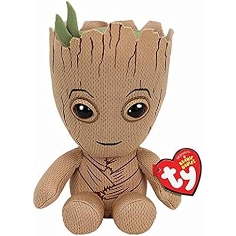 TY 41215 Guardians of the Galaxy Reg Groot-Marvel-Beanie, Multicolored Cover