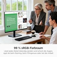 KOORUI 27 Zoll Monitor FHD 144Hz VA Adaptive Sync Eye Care 99% sRGB VESA – Ansicht 5