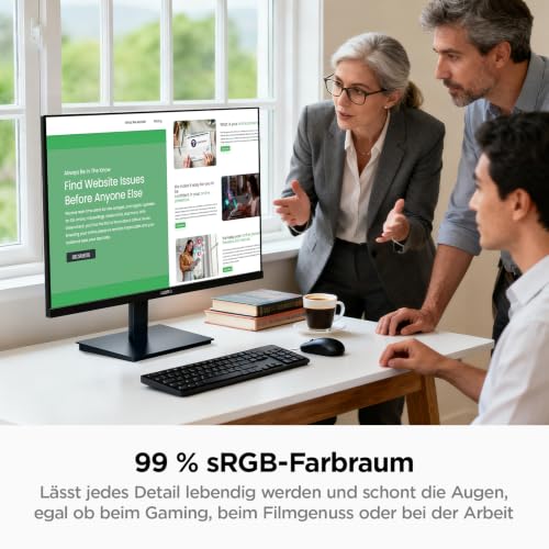 KOORUI 27 Zoll Monitor FHD 144Hz VA Adaptive Sync Eye Care 99% sRGB VESA – Ansicht 5