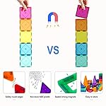 PLUMIA-Magnets-for-Kids-Learning-Toys-Magnetic-Building-Blocks-Educational-Toddler-Toys-Magnetic-Tiles-STEM-Toys-Gift-for-3-4-5-Year-Olds-Boys-and-Girls