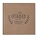 Produktbild bigdaygraphix Gästebuch Hochzeit ohne Fragen - quadratisch 21x21cm - Hochzeitsbuch 104 Leere Seiten | Hochzeitsgästebuch blanko Vintage kraftpapier braun