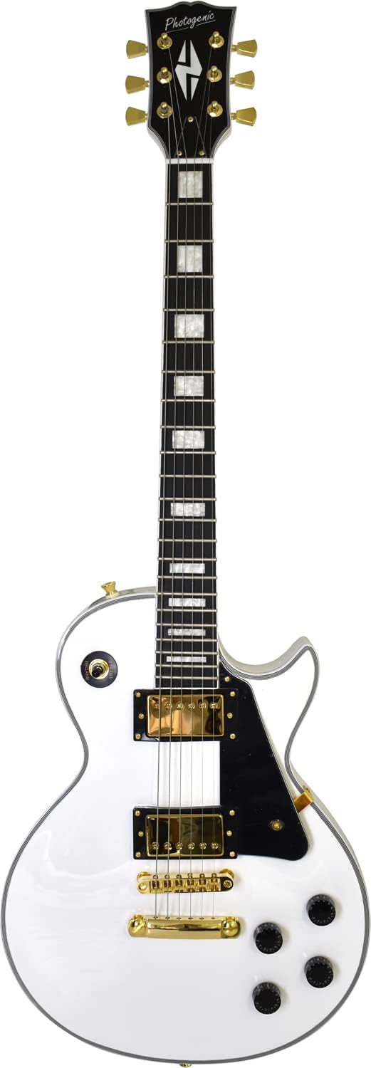 エレキギター レスポールカスタム ホワイト 白 フォトジェニック