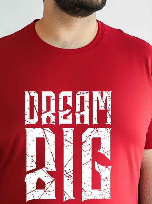 Image of Toodlegram Men Plus Size Cotton Printed T-Shirt Regular Fit