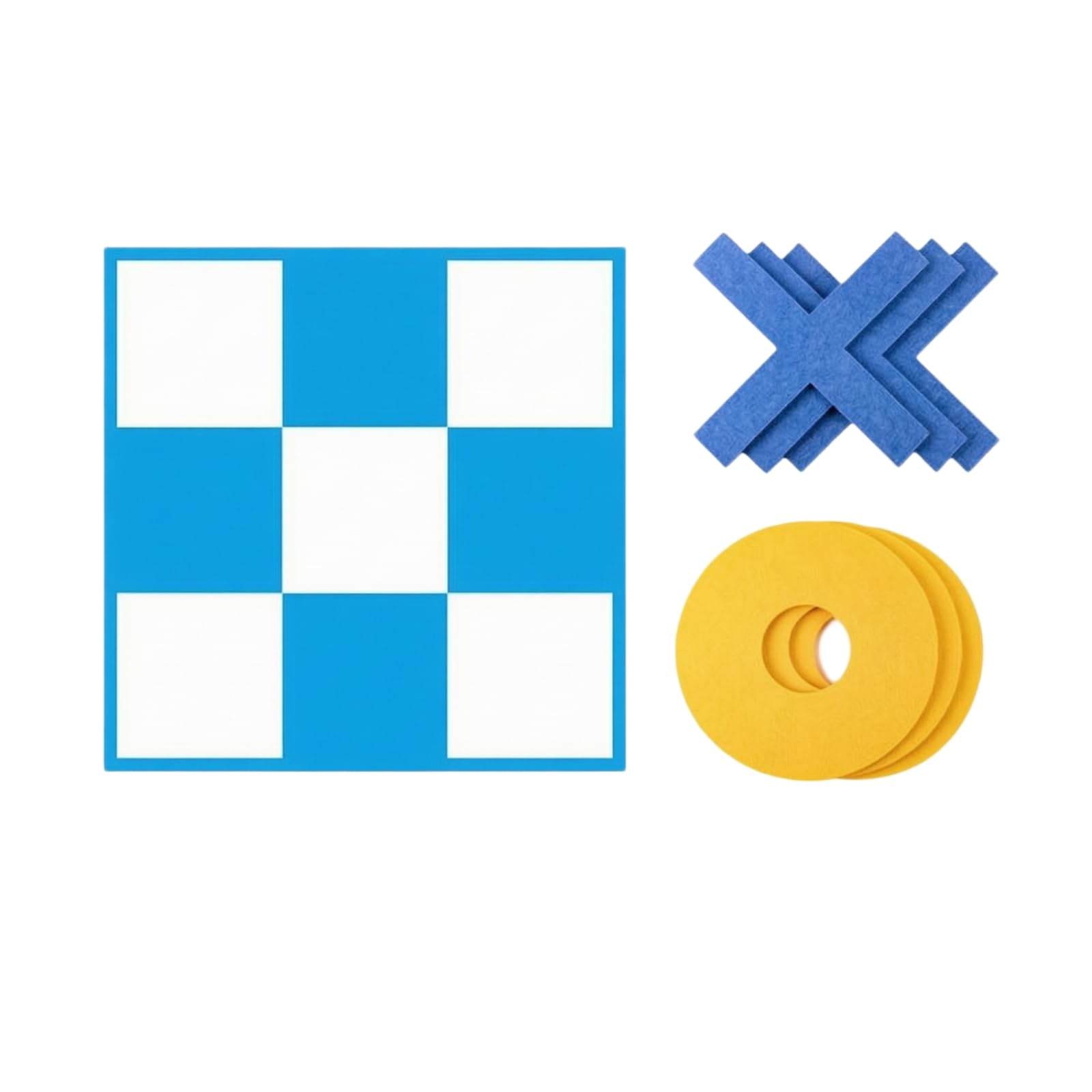 Ronyme Riesig XSpiel | DREI-Gewinnt-Spielmatte, für , Garten, Teambuilding, Familien, Schulen , +Weiß