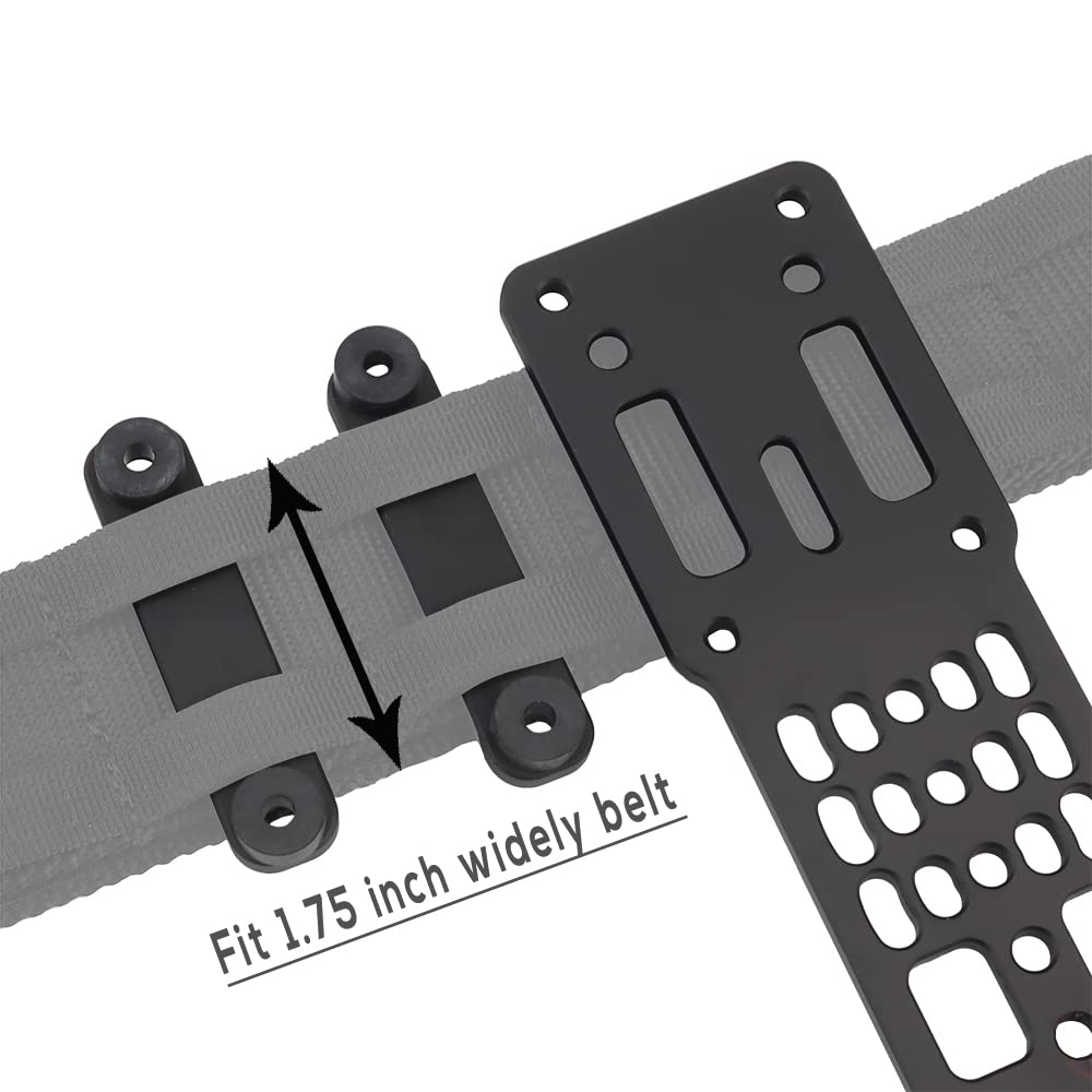 Adaptador de Funda de Pistola Modular de Metal, Plataforma QLS Compatible, Adaptador de código G de Placa de extensión Colgante de Pierna caída de Funda táctica