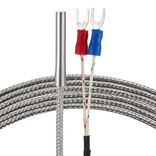 Thermocouple K 3m uxcell sonde de température 4mm x 30mm pour régulateur industriel